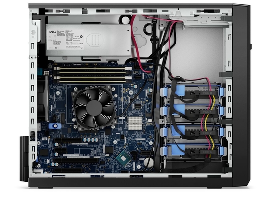 DELLEMC PowerEdge T150 Server Intel Xeon E-2314 8G UDIMM 1T 7.2K SATA No PERC CARD 300W DVD 3PNBD Storage Server